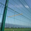 Fence a maglie di filo saldato in vinile verde