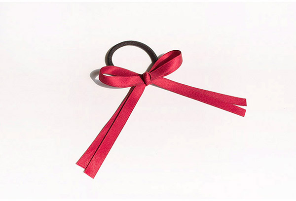 Retro Slik Ribbon Hair Ornament