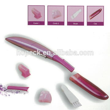 eyebrow remover with brush