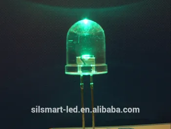Electronic component 8mm green emerald Dip Led diode