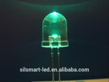 Electronic component 8mm green emerald Dip Led diode