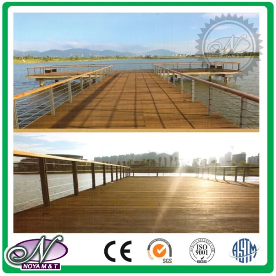 Exterior strand woven bamboo composite decking