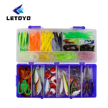 Letoyo 350 pcs memancing umpan dan kit hook kit kombo