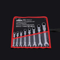 8 Piece Flex Head Ratchet Combination Wrench Set