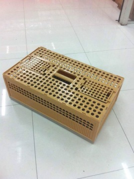 Plastic Poultry Birds Transport Cage, Dove Cage, Plastic Folding Pigeon Cage Transport Dove Cage Bird Cage Chicken Cages
