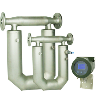 Medidor de fluxo de massa coriolis para altas viscosidades de melaço pesado fluxo