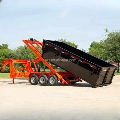 New Roll-Off Gooseneck Dump Trailer for Sale - Cargo & Utility Trailers