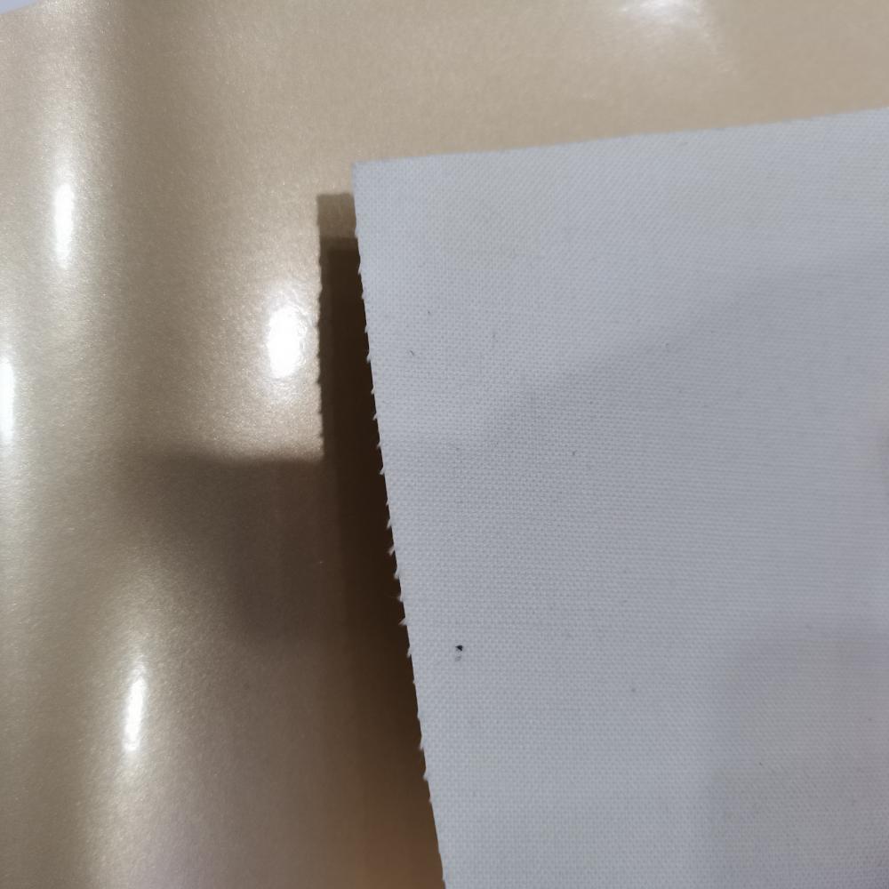Glossy Pu Leather With Tc Backing