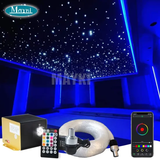 Twinkle RGB White LED Fiber Optic Lights for Home Cinema and Car