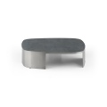 High quality rock plate metal coffee table