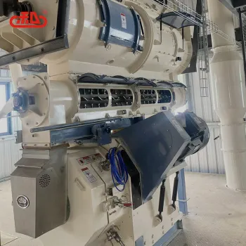 PMV350 ring die pellet machine for poultry livestock feed mill make pellet product