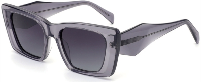 C3 Acetate Glasses Frame Transparent Grey