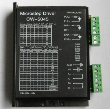 2 / 4 Phase Stepper Motor Driver / Controller Cw5045 For Nema23 Motor