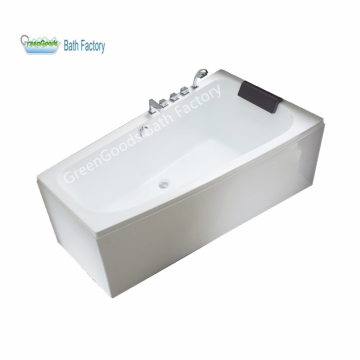 Irregular Shape Single Skirt Standard Acrylic Bath Tub