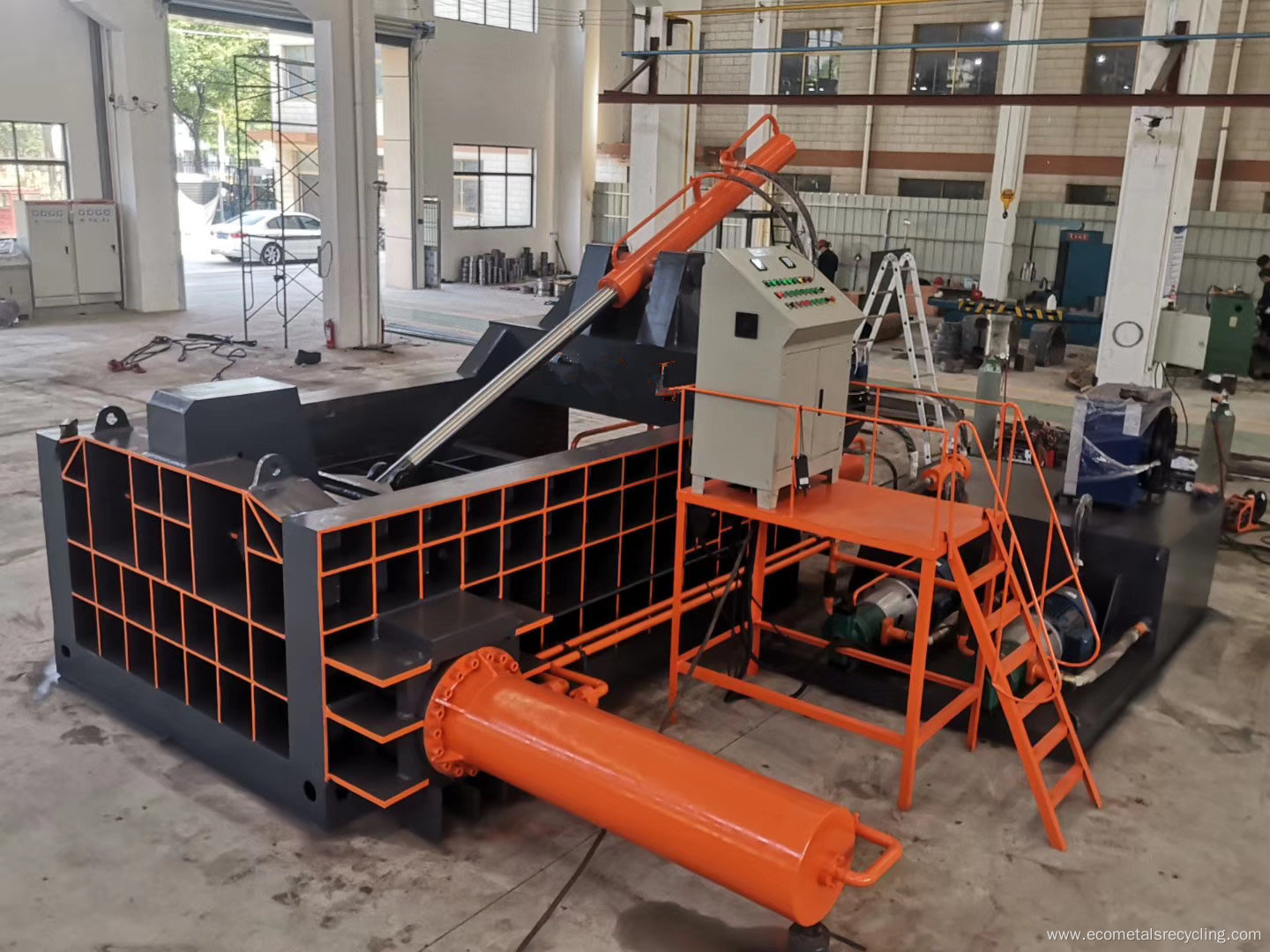 Hydraulic Integrated Waste Metal Recycling Baling Machine