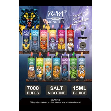 R &amp; M Monster 7000 Puffs Price Vape