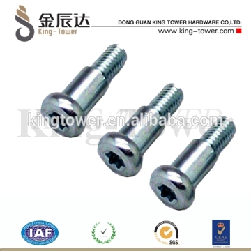 flat torx non-standard zinc finished step screws manufacturer