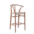 The Wishbone wood bar chair Y chairs replica