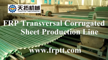 FRP Transversal Corrugated Sheet Production Line