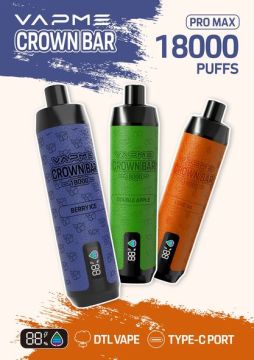 Wholesale Vapme Crown Bar 18000 Pro Max Dispoable Vape Pod