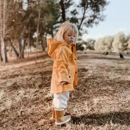 Kids Winter Transparent Raincoat