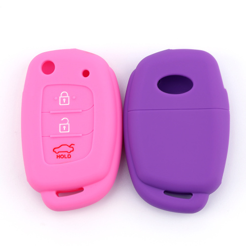 Silicone Flip Remote KeyCover For Hyundai 3 Buttons