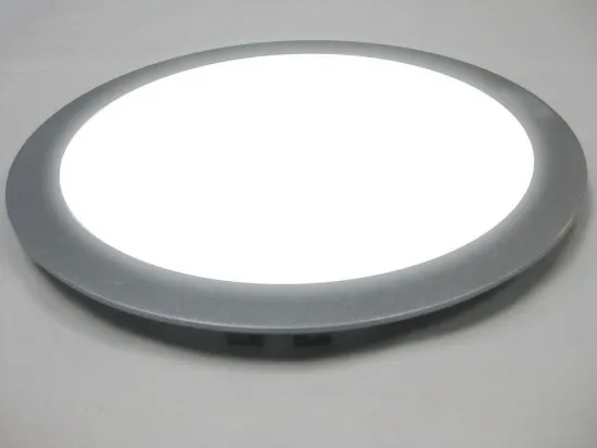 Ac 120v 15w Flat Panel Led Lighting 4500k , Silicon Controlled Dimmable Round Led Panel Lamp