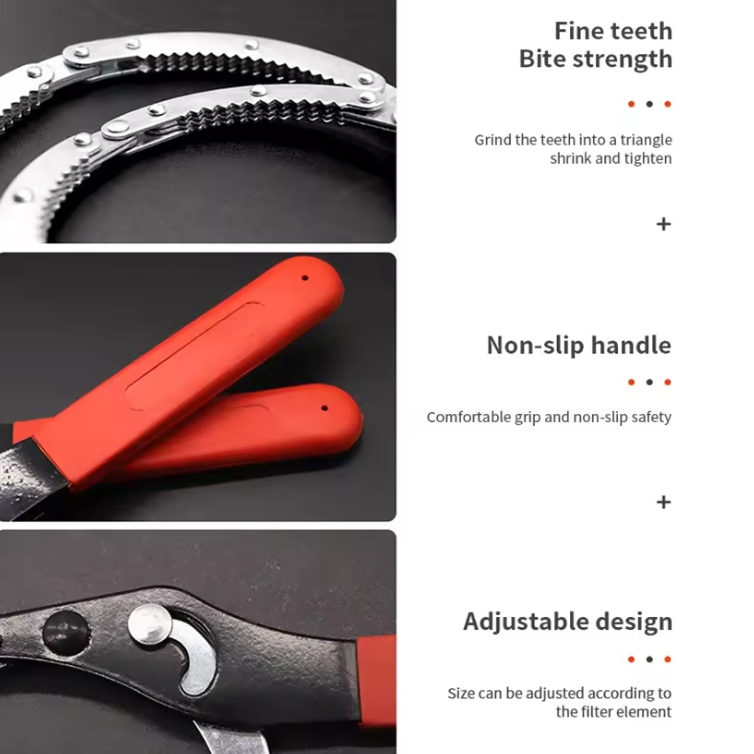 Universal Oil Filter Wrench Hand Tool Cartridge Wrench Adjustable Oil Filter Wrenches Steel Oil Filter Strap Wrench Jpg