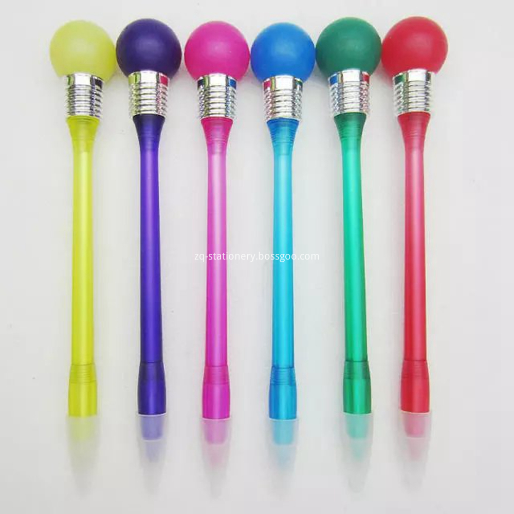 Novelty Plastic Knock Bulb Ball Pen