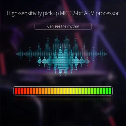 2021 32-bit Music Level Indicator: Advanced Sound Control & Rhythm Light System