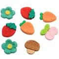 Heißeste Harzsimulation Gestricktes Gemüse Karottenpilz Cabochon Künstliche Frucht Erdbeerkirsche DIY Crafts Ornament Teile