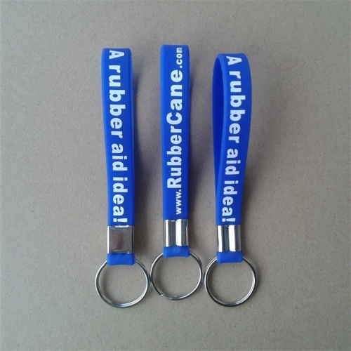 High Quality Custom Silicone Wristband Logo Keychain for Gifts P090102
