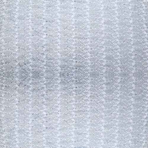 Silver Sequins Mesh Embroidery Fabric