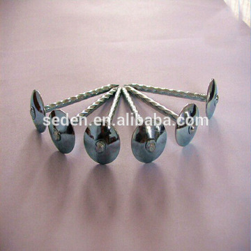 umbrella head roofing nails with rubber washer