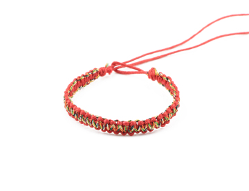 cheap handmade macrame bracelet custom cotton woven bracelet