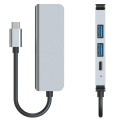 Vier in één USB 2.0 Hub -adapter