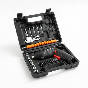 Compact 47-piece lipat mini portabel lithium baterai baterai elektrik kit obeng