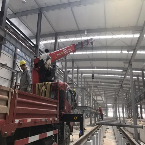 storage steel structure building platform fabrication