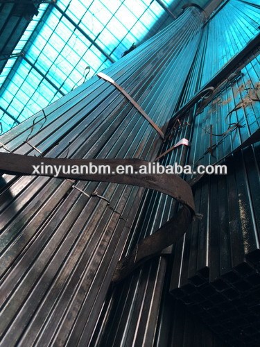 black retangular steel pipe