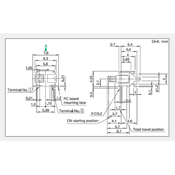 Universal type Detection switch