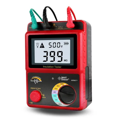 Digital Megohmmeter AR3125: 500V to 5000V Insulation Resistance Tester
