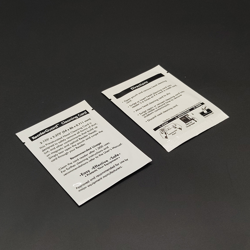 Tarjetas de limpieza de impresoras de tarjeta de tarjeta de diseño CR80