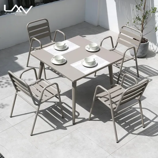 Wholesale Modern Aluminum Outdoor Patio Dining Table