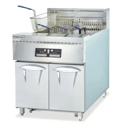 High Quality Kitchen Tool Vertical 2-Tank 2-Basket Computer Fryer