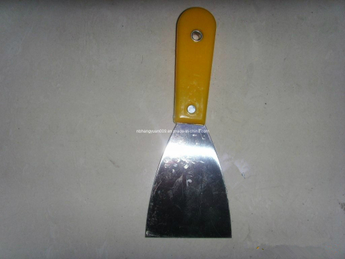 Putty Knife/Scraper with Plastic Yellow Handle