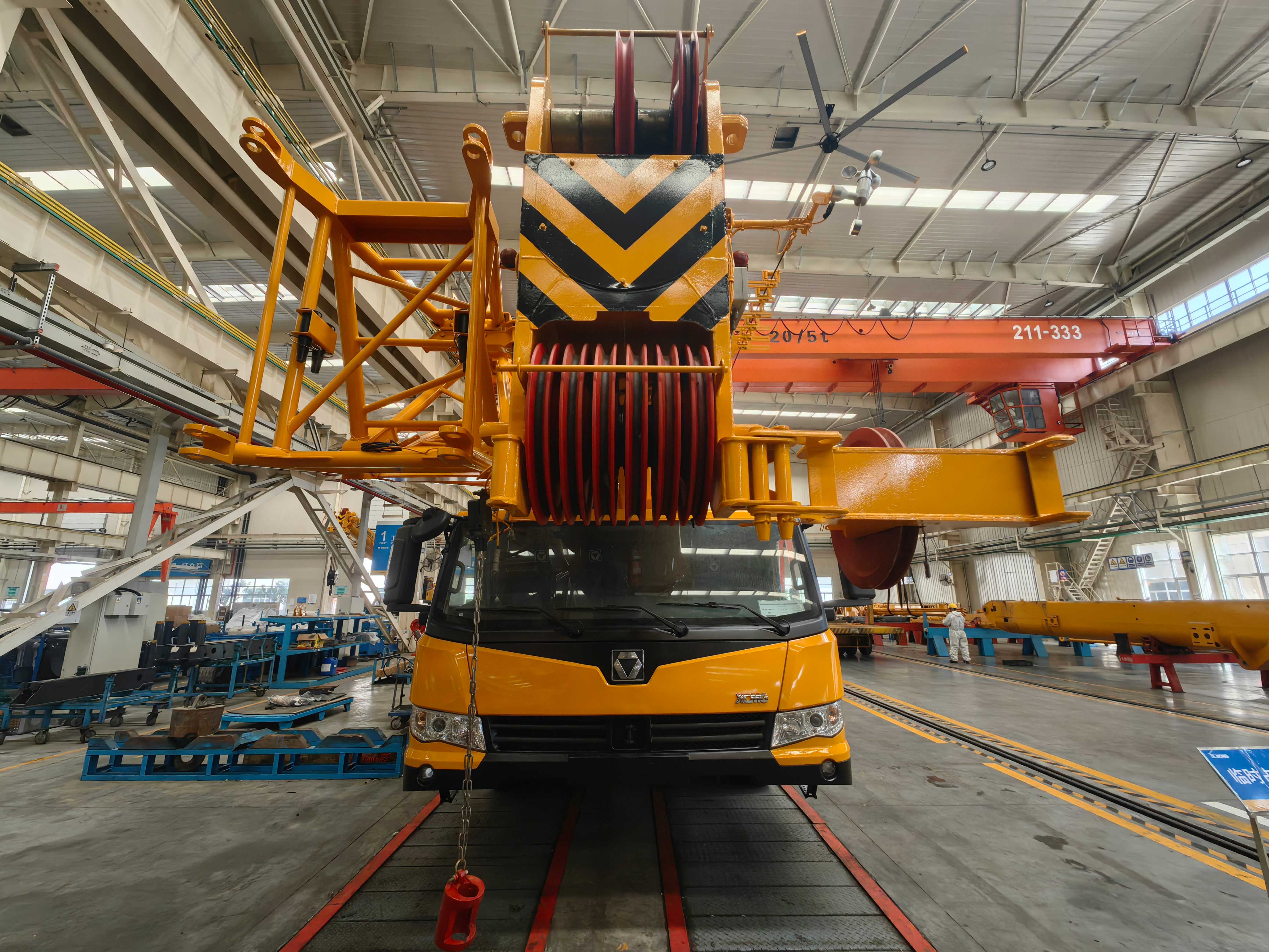 the-front-view-of-truck-crane-XCT110