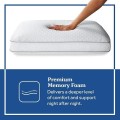 Double Sideband Knitted Memory Foam Bed Pillow