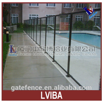 outdoor glass fence &glass fence panel and safety glass fence