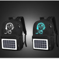Backpack năng lượng mặt trời logo phát sáng chống nước