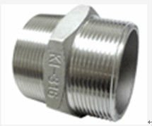 casting stainless steel npt dn25 full thread nipple from made in china